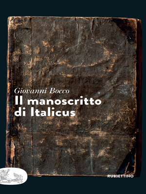 cover image of Il manoscritto di Italicus